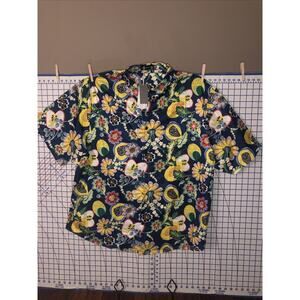 DOOPCCOR Shirt for Men Hawaiian Casual Button Down Summer Beach Shirts 3XL, NWT